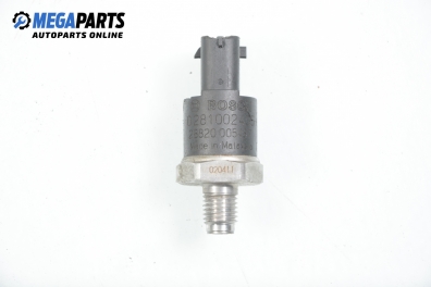 Fuel pressure sensor for Kia Sorento 2.5 CRDi, 140 hp automatic, 2003 № Bosch 0 281 002 405