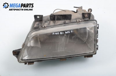 Headlight for Peugeot 405 (1987-1996) 1.6, sedan, position: left