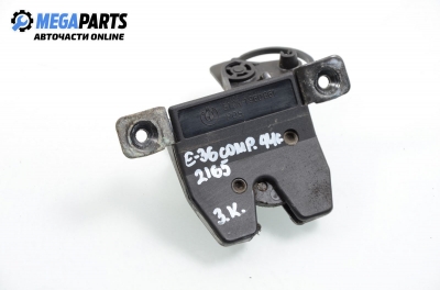 Trunk lock for BMW 3 (E36) 1.6, 102 hp, hatchback, 3 doors, 1994