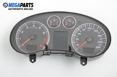 Instrument cluster for Audi A3 (8P/8PA) 2.0 FSI, 150 hp, 3 doors, 2003