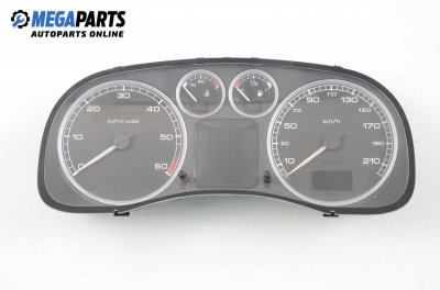 Instrument cluster for Peugeot 307 2.0 HDi, 107 hp, hatchback, 5 doors, 2002