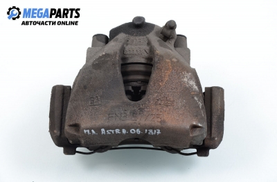 Caliper for Opel Astra H 1.6, 105 hp, hatchback, 3 doors, 2006, position: front - left