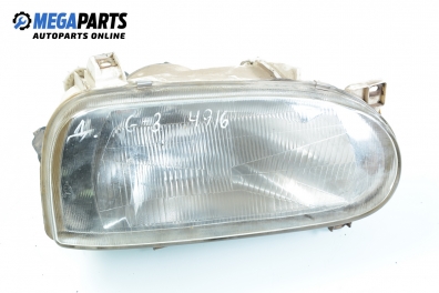 Headlight for Volkswagen Golf III 1.9 D, 65 hp, 3 doors, 1993, position: right