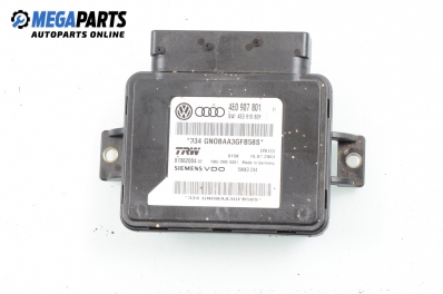 Modul frână de mână pentru Audi A8 (D3) 3.0, 220 cp automat, 2004 № 4E0 907 801 / Siemens 5WK3 244