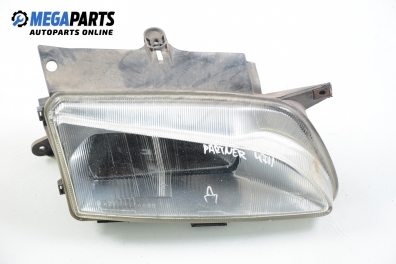 Headlight for Peugeot Partner 1.9 D, 69 hp, truck, 1999, position: right Valeo