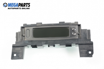 Clock indicator display for Renault Laguna III 2.0 dCi, 150 hp, station wagon, 2008