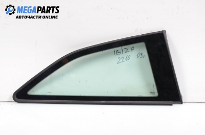 Vent window for Seat Ibiza 1.4 TDI, 80 hp, 3 doors, 2009, position: rear - right