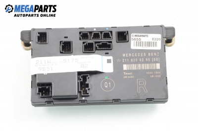 Steuermodul tür für Mercedes-Benz E-Klasse 211 (W/S) 2.2 CDI, 150 hp, sedan automatik, 2004, position: rechts, vorderseite № A 211 820 82 85