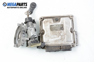 ECU mit zündschlüssel für Jeep Cherokee (KJ) 2.5 CRD, 143 hp, 2003 № Bosch 0 281 010 291