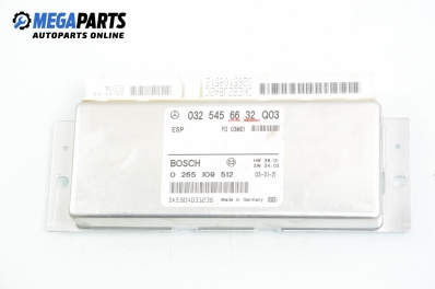 ABS/ESP control module for Mercedes-Benz E-Class Sedan (W211) (03.2002 - 03.2009), № Bosch 0 265 109 512