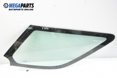 Vent window for Peugeot 306 1.6, 89 hp, station wagon, 2000, position: rear - right