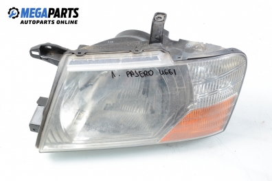 Headlight for Mitsubishi Pajero III 3.2 Di-D, 165 hp, 3 doors, 2003, position: left