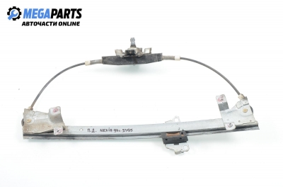 Manueller fensterheber für Daewoo Nexia 1.5, 75 hp, sedan, 1997, position: rechts, vorderseite