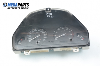 Instrument cluster for Peugeot 106 1.4, 75 hp, 3 doors, 1997