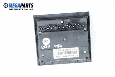 AC control module for Mercedes-Benz E-Class 210 (W/S) 2.3, 150 hp, sedan, 1995 № A 210 545 04 32