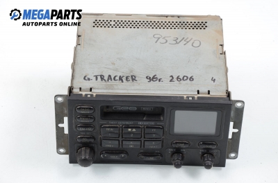 Casetofon auto pentru Geo Tracker 1.6, 80 cp, 3 uși automat, 1996 code : 953140