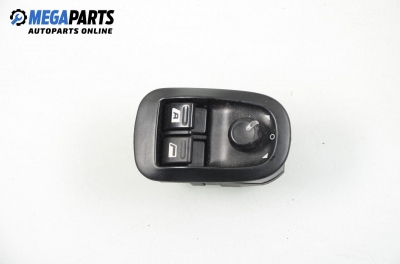 Window and mirror adjustment switch for Peugeot 206 1.1, 60 hp, hatchback, 3 doors, 2004