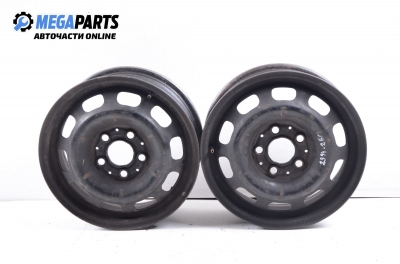 Steel wheels for Mercedes-Benz A W168 (1997-2004) 15 inches, width 5.5 (The price is for the set)