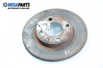 Brake disc for Volkswagen Golf III 1.8, 75 hp, 5 doors, 1992, position: front