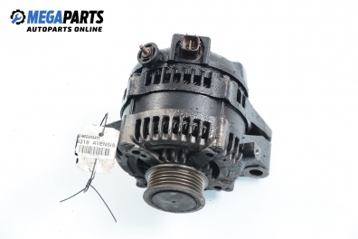 Alternator for Toyota Avensis 2.0 D-4D, 116 hp, hatchback, 2004