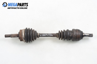 Driveshaft for Opel Corsa B 1.6 16V, 109 hp, 3 doors, 1994, position: left