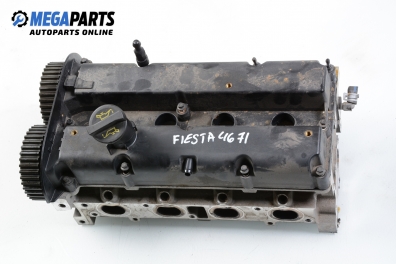 Engine head for Ford Fiesta V 1.25 16V, 75 hp, hatchback, 5 doors, 2004