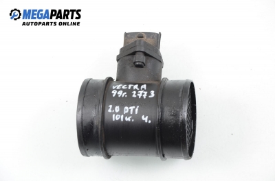 Air mass flow meter for Opel Vectra B 2.0 16V DTI, 101 hp, station wagon, 1999 № 0 281 002 426