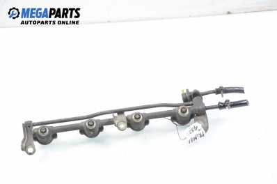 Fuel rail with injectors for Nissan Primera (P10) 2.0 16V, 115 hp, sedan, 1995