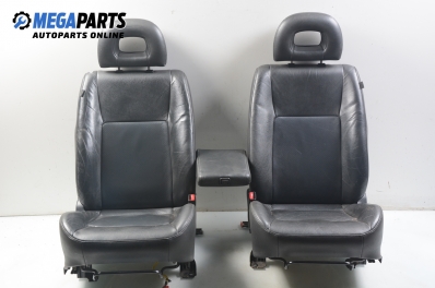 Leather seats for Mitsubishi Outlander I 2.4 4WD, 160 hp automatic, 2004