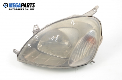 Headlight for Toyota Yaris 1.0 16V, 68 hp, hatchback, 5 doors, 1999, position: left