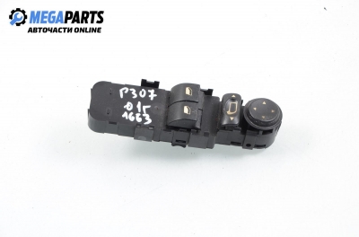 Window and mirror adjustment switch for Peugeot 307 (2000-2008) 1.4, hatchback
