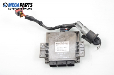 ECU cu cheie de contact pentru Peugeot 206 1.1, 60 cp, hatchback, 3 uși, 2001 № IAW 48P2.70