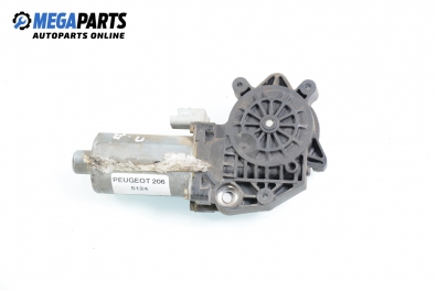 Motor macara geam for Peugeot 206 1.9 D, 69 hp, hatchback, 2001, position: dreaptă - fața