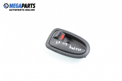 Inner handle for Hyundai Matrix 1.5 CRDi, 110 hp, 2005, position: rear - left