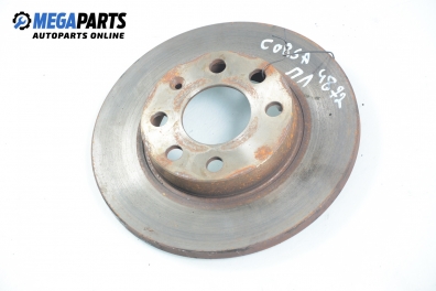 Brake disc for Opel Corsa B 1.2, 45 hp, 3 doors, 1993, position: front