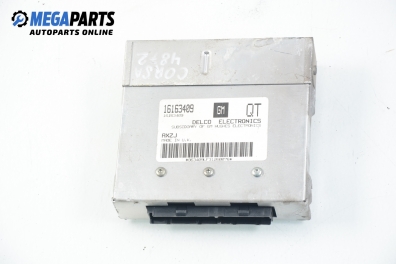 ECU for Opel Corsa B 1.2, 45 hp, 3 doors, 1993 № GM 16163409