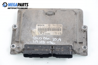 ECU for Fiat Stilo 1.9 JTD, 115 hp, hatchback, 5 doors, 2001 № Bosch 0 281 010 337