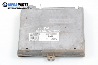 ECU für Renault Megane 1.4, 75 hp, hecktür, 5 türen, 1996 № HOM7700864451