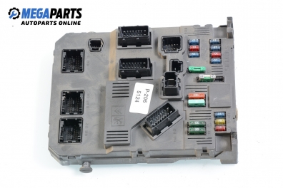 Fuse box for Peugeot 206 1.9 D, 69 hp, hatchback, 5 doors, 2001