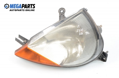 Headlight for Ford Ka 1.3, 60 hp, 1999, position: left