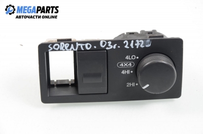 Diff lock switch button for Kia Sorento 2.5 CRDi, 140 hp automatic, 2003