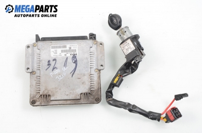 ECU cu cheie de contact pentru Peugeot 206 2.0 HDI, 90 cp, hatchback, 3 uși, 2000 № Bosch 0 281 010 250