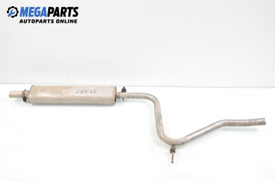 Muffler for Fiat Palio 1.6 16V, 100 hp, station wagon, 1999