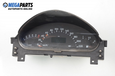 Instrument cluster for Mercedes-Benz A-Class W168 1.4, 82 hp, 5 doors, 1999