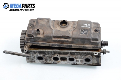 Engine head for Peugeot 206 1.4, 75 hp, hatchback, 5 doors, 1998