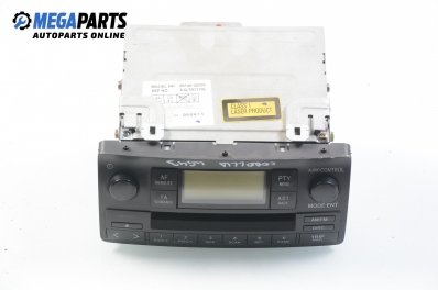 CD player pentru Toyota Corolla (E120; E130) 1.4 VVT-i, 97 cp, hatchback, 5 uși, 2003 № 86120-02260