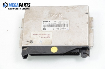 ECU pentru BMW 3 (E36) 1.6, 102 cp, hatchback, 3 uși, 1994 № Bosch 0 261 203 276