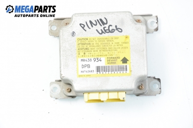 Airbag module for Mitsubishi Pajero Pinin 2.0 GDI, 129 hp, 2003 № MR438 934