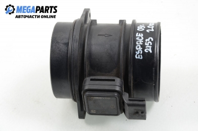 Air mass flow meter for Renault Espace 2.0 dCi, 150 hp, 2009 № Siemens 5WK97005