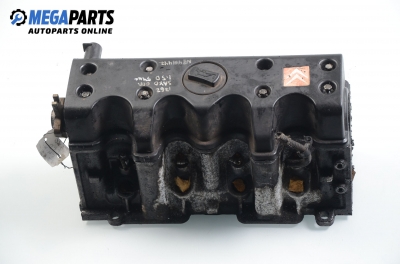 Engine head for Citroen Saxo 1.5 D, 54 hp, hatchback, 3 doors, 2001